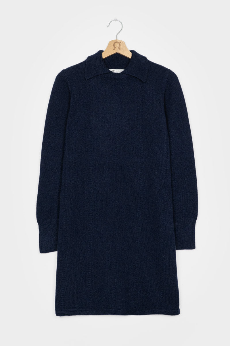 Blu Mora | Abito Cashmere Rigenerato Lisa