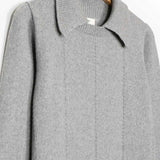 Grigio Calce | Abito Cashmere Rigenerato Lisa