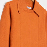 Arancio Becco d'Oca | Abito Cashmere Rigenerato Lisa