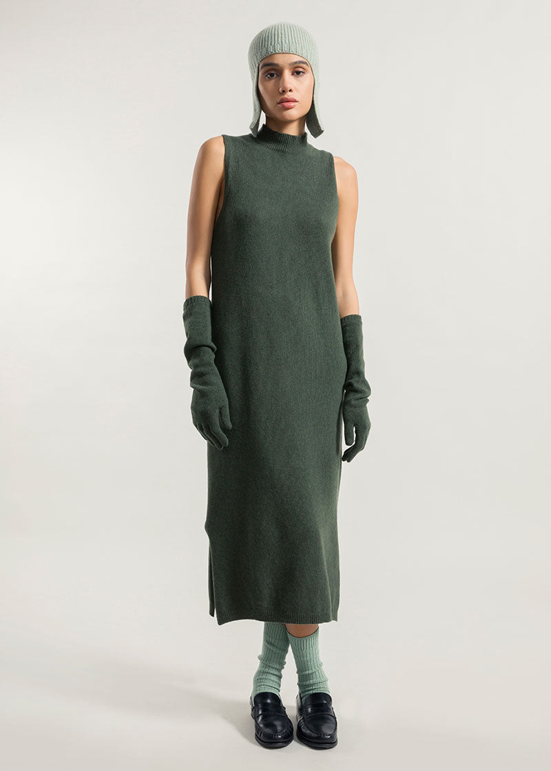 Verde Foresta | Abito Cashmere Rigenerato Michela