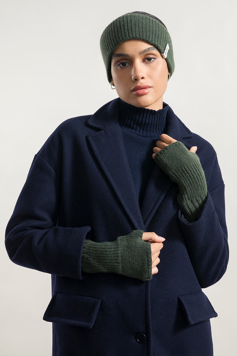 Verde Foresta | Manicotti Cashmere Rigenerato Tamara