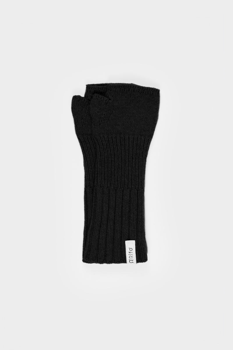 Manicotti Guanti Donna Cashmere Tamara Nero - Rifò