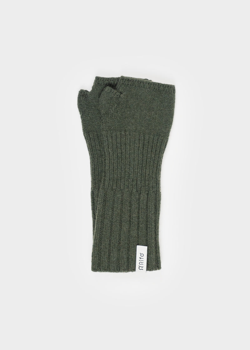 Verde Foresta | Manicotti Cashmere Rigenerato Tamara