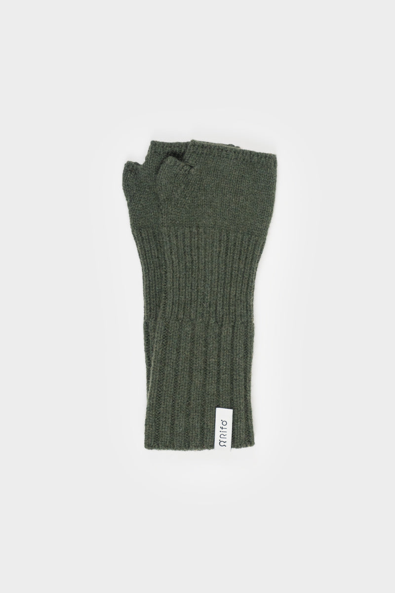 Verde Foresta | Manicotti Cashmere Rigenerato Tamara