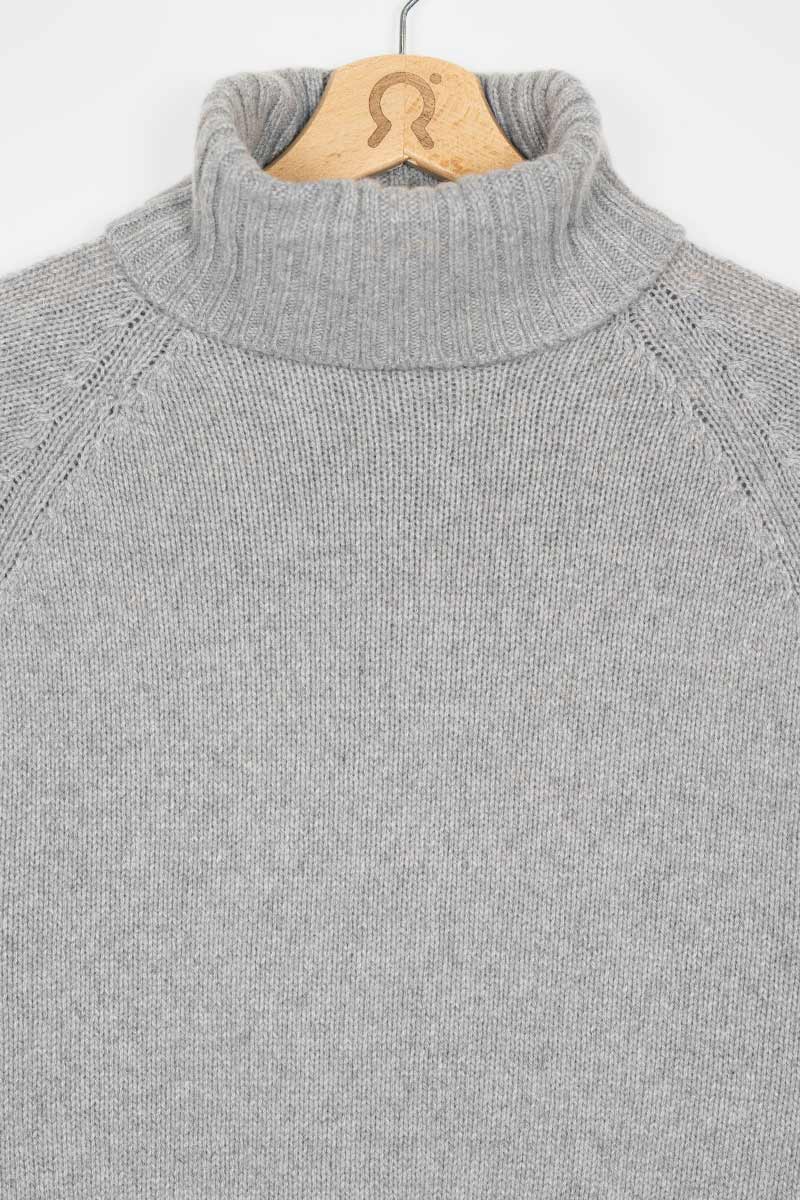 Grigio Calce | Maglia Donna Cashmere Rigenerato Susanna