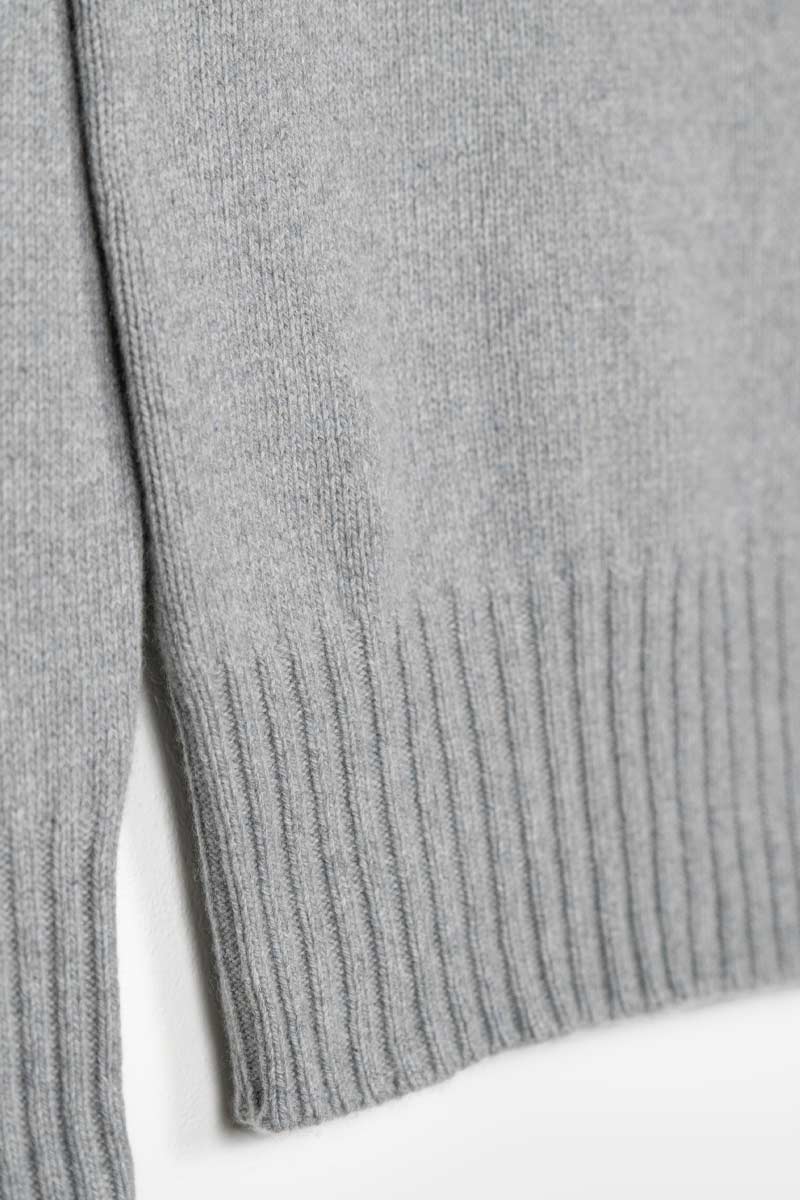 Grigio Calce | Maglia Donna Cashmere Rigenerato Susanna