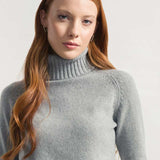 Grigio Calce | Maglia Donna Cashmere Rigenerato Susanna