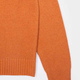 Arancio Becco D'oca | Maglia collo alto cashmere rigenerato