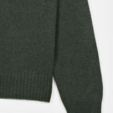 Verde Foresta | Maglia collo alto cashmere rigenerato