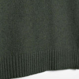 Verde Foresta | Maglia collo alto cashmere rigenerato