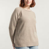 Beige Sabbia | Maglia Donna Cashmere Rigenerato Era