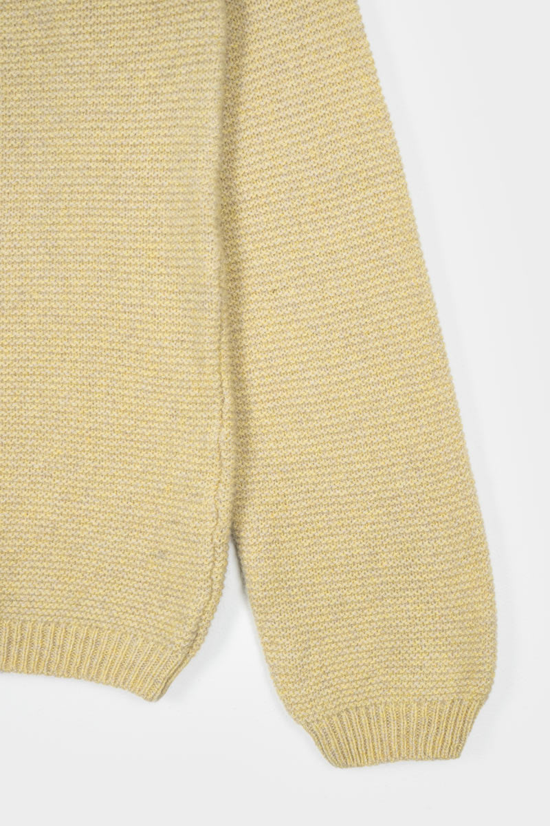 Mouline Giallo Frolla | Maglia cashmere rigenerato