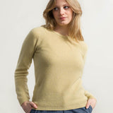 Mouline Giallo Frolla | Maglia cashmere rigenerato