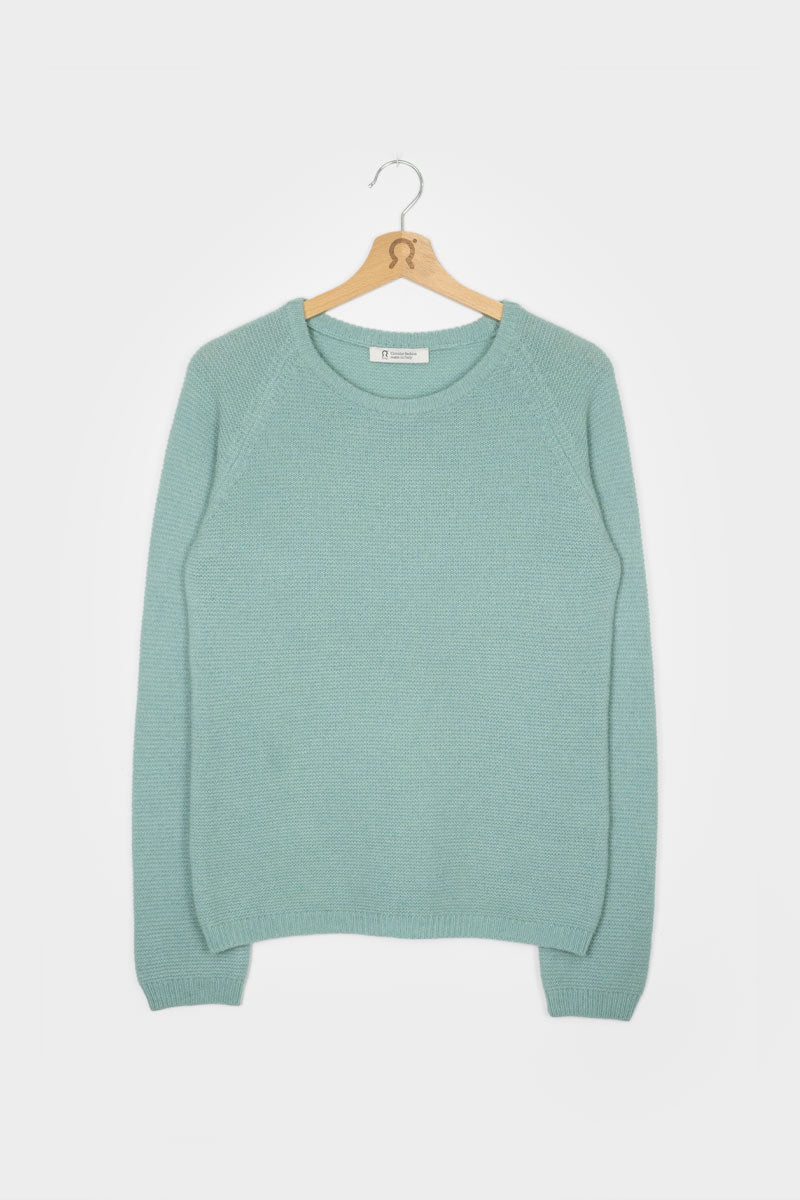 Verde Menta | Maglia cashmere rigenerato