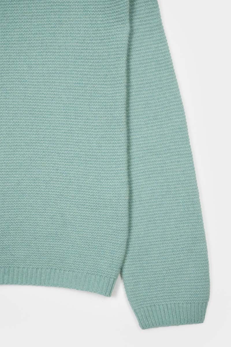 Verde Menta | Maglia cashmere rigenerato