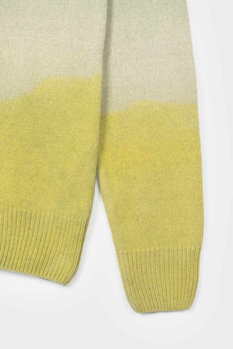 Verde-Giallo | Maglia Donna Cashmere Rigenerato Fiammetta