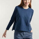 Blu Balena | Maglia Donna Cotone Rigenerato Zoe