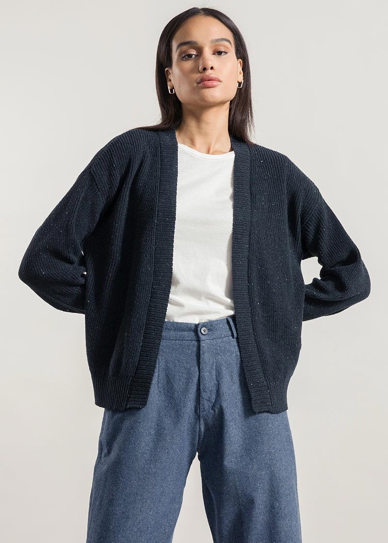 Mar Nero | Cardigan Cotone Donna Jeans Rigenerato