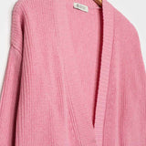 Rosa Ciliegio | Cardigan Donna Cotone Rigenerato Irma