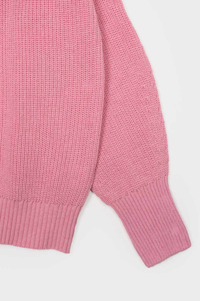 Rosa Ciliegio | Cardigan Donna Cotone Rigenerato Irma