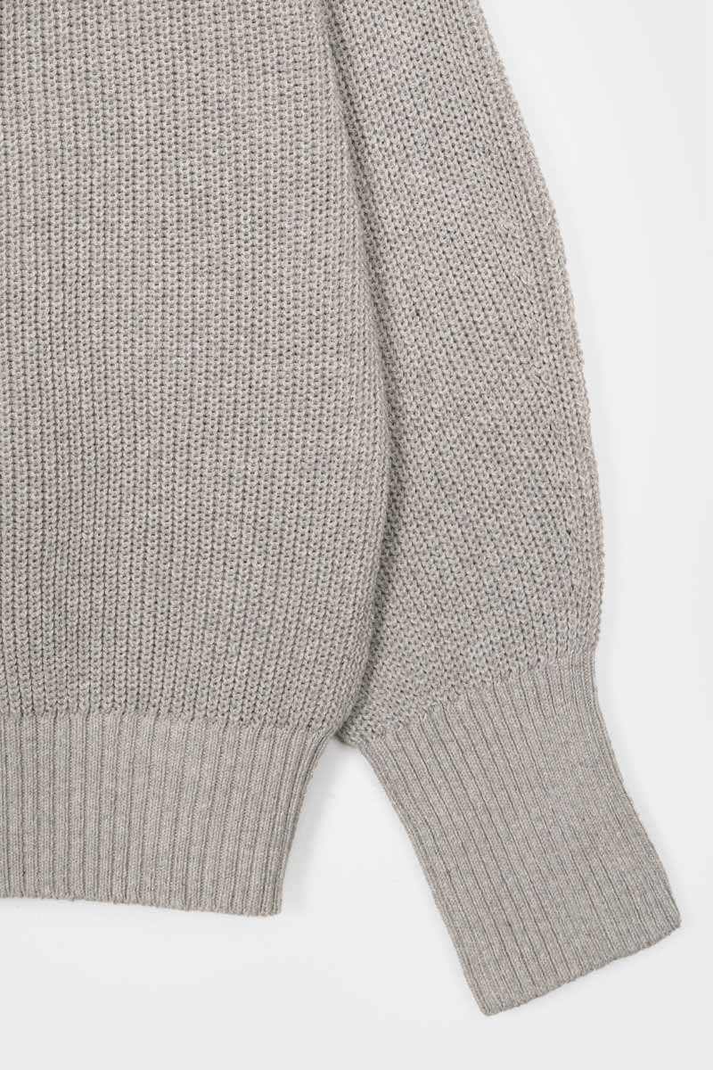 Grigio Ghiaccio | Cardigan Donna Cotone Rigenerato Irma