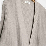 Grigio Ghiaccio | Cardigan Donna Cotone Rigenerato Irma