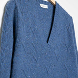 Blu Lapis | Maglia Donna Cashmere Rigenerato Eliana