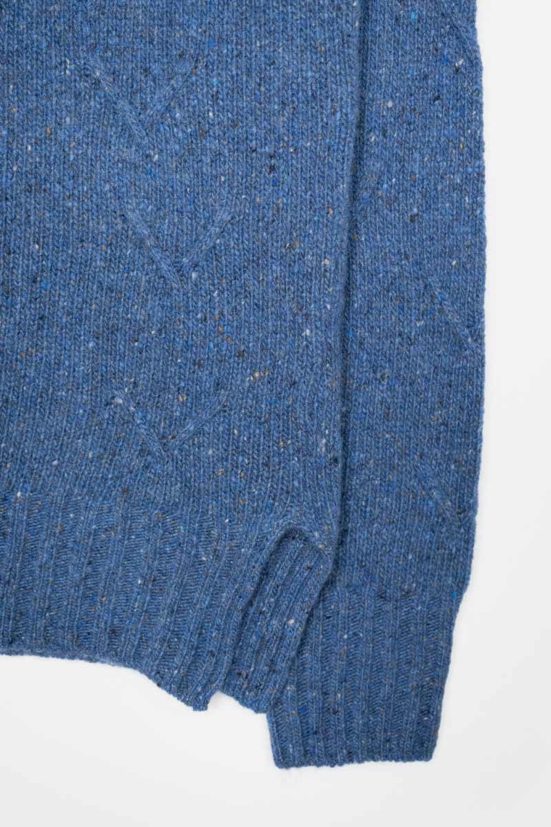 Blu Lapis | Maglia Donna Cashmere Rigenerato Eliana