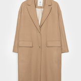 Beige Cammello | Cappotto lana rigenerata