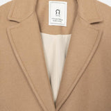 Beige Cammello | Cappotto lana rigenerata