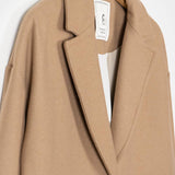 Beige Cammello | Cappotto lana rigenerata