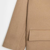 Beige Cammello | Cappotto lana rigenerata