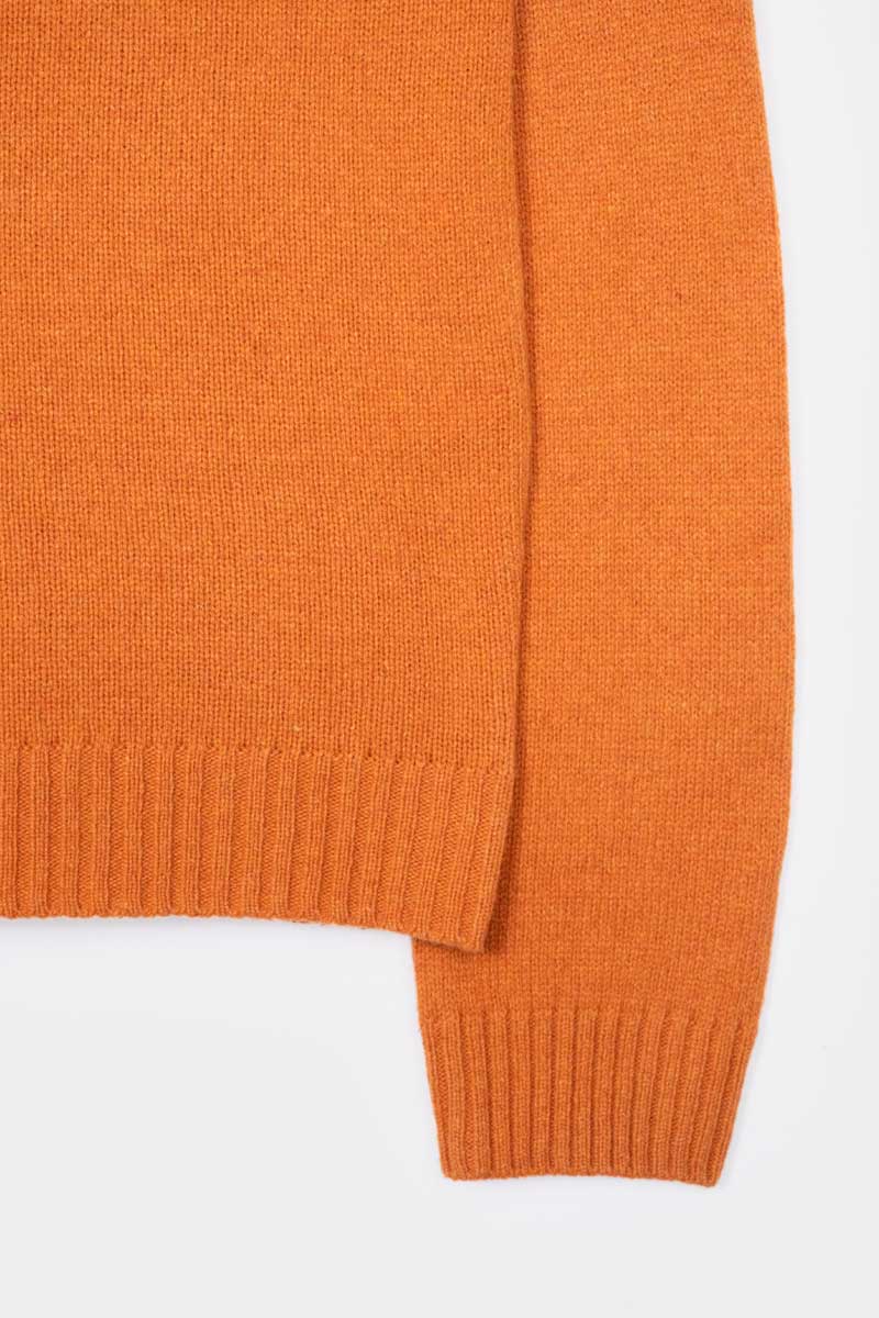 Arancio Becco d'Oca | Maglia Donna Lana Rigenerata Laura