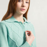 Verde Menta | Maglia Donna Lana Rigenerata Sara