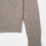 Greige Nebbia | Cardigan Donna Cashmere Rigenerato Cecilia