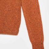 Arancio Ruggine | Cardigan Donna Cashmere Rigenerato Cecilia