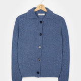 Blu Lapis | Cardigan Donna Cashmere Rigenerato Cecilia