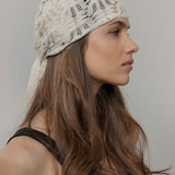 Bandana a Crochet Donna Cotone Riciclato Alexia - Rifò Lab Moda circolare made in Italy