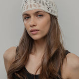 Bandana a Crochet Donna Cotone Riciclato Alexia - Rifò Lab Moda circolare made in Italy