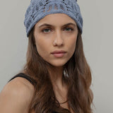 Bandana a Crochet Donna Cotone Riciclato Alexia - Rifò Lab Moda circolare made in Italy