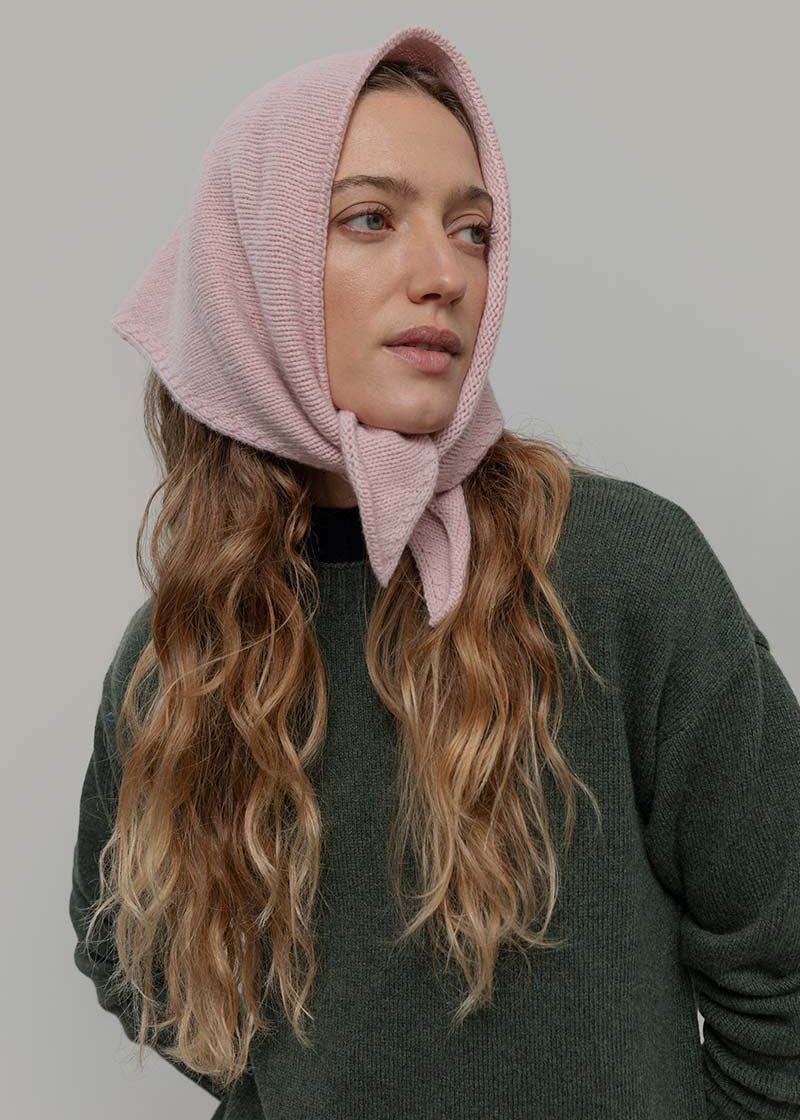 Foulard Cashmere Bandana Unisex Cashmere Rigenerato Masha - Rifò Lab Moda circolare made in Italy