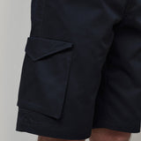 Pantaloni Bermuda Uomo Cargo Cotone Blu Franco - Rifò Lab Moda circolare made in Italy