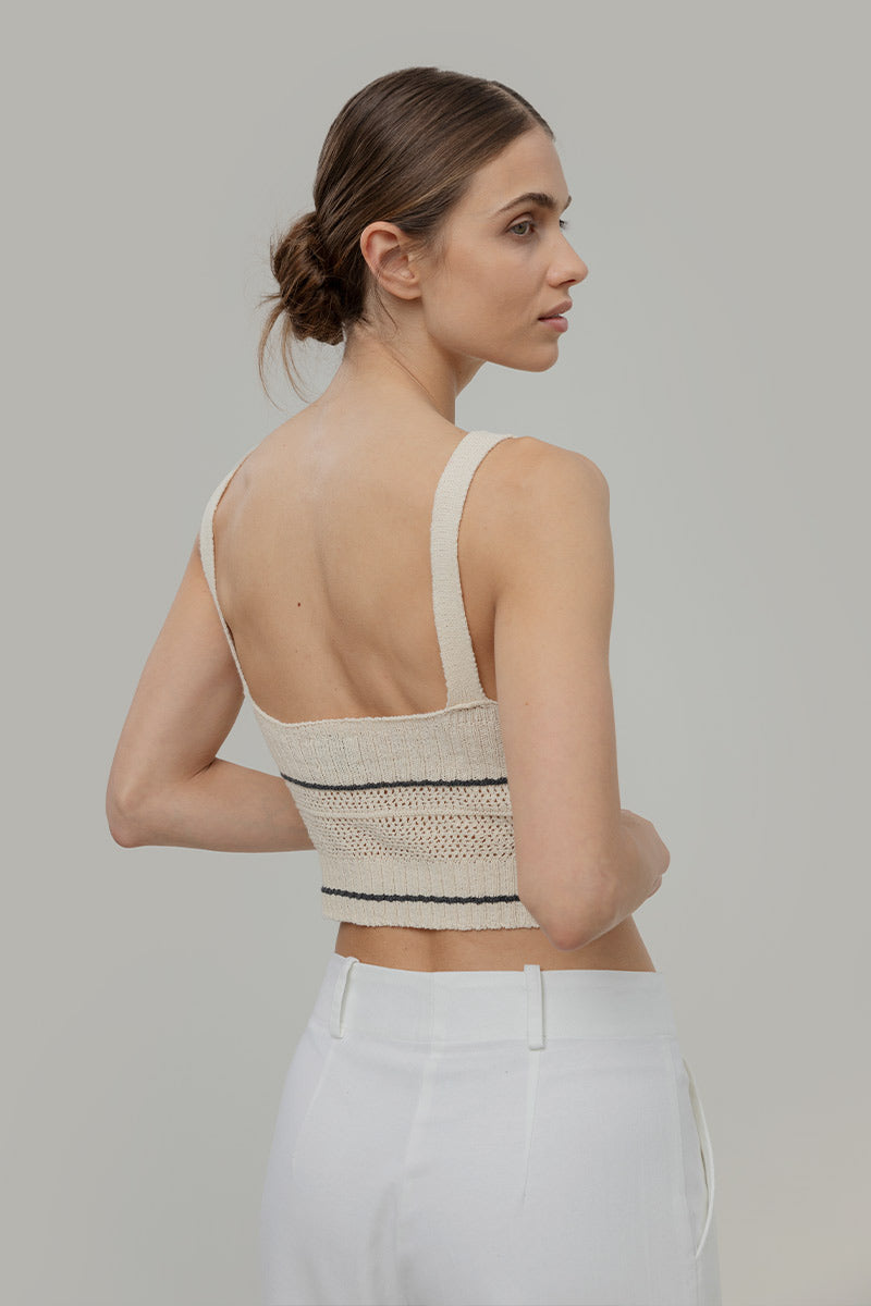 Top Cotone Zero Waste Virna Bianco - Rifò
