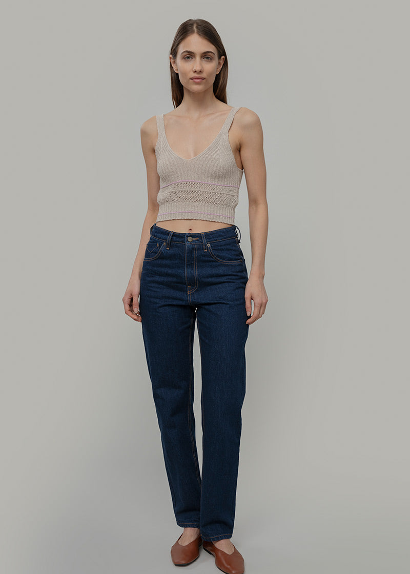 Top Cotone Zero Waste Virna Beige - Rifò