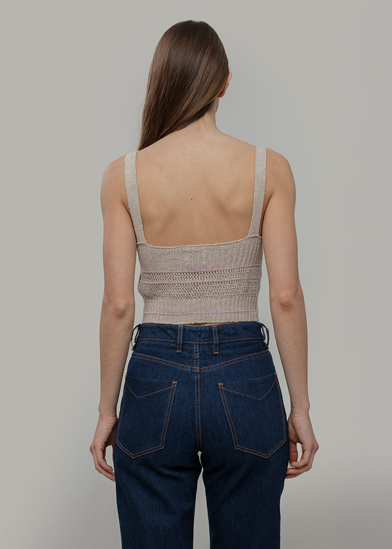 Top Cotone Zero Waste Virna Beige - Rifò