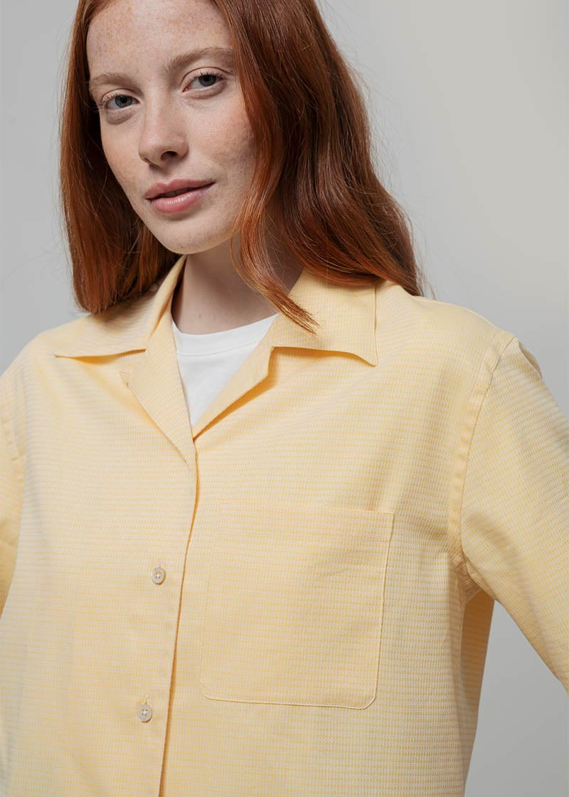 Camicia Bowling a Righe Donna Cotone Inghirami Marta - Rifò Lab Moda circolare made in Italy