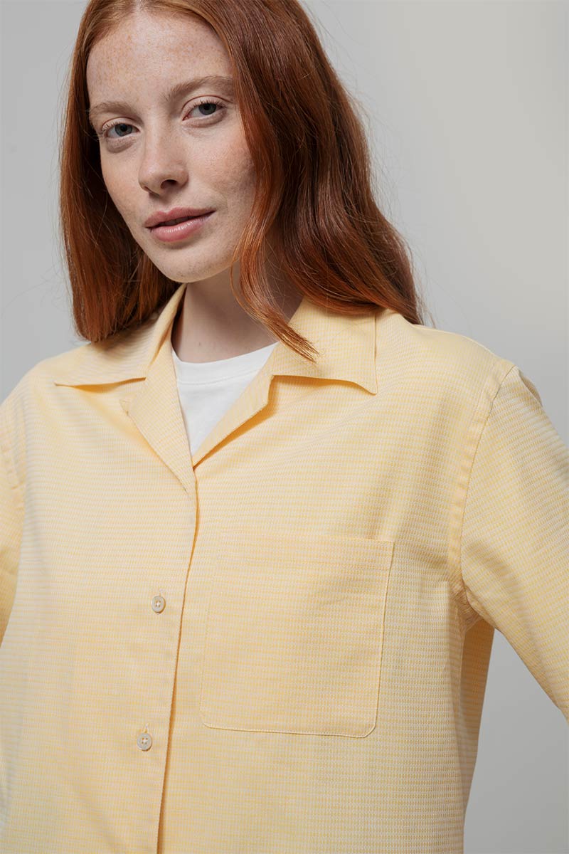 Camicia Bowling a Righe Donna Cotone Inghirami Marta - Rifò Lab Moda circolare made in Italy