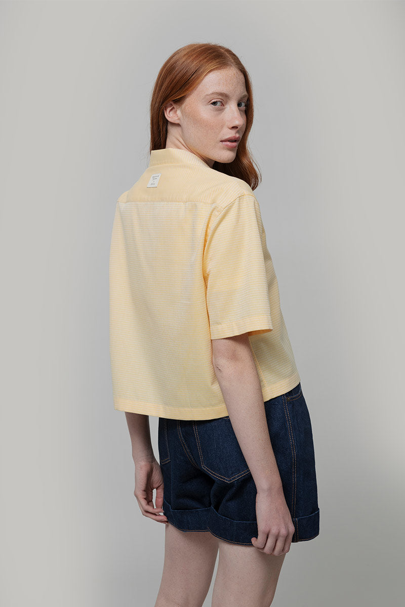 Camicia Bowling a Righe Donna Cotone Inghirami Marta - Rifò Lab Moda circolare made in Italy