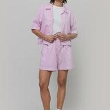 Camicia Bowling a Righe Donna Cotone Inghirami Marta - Rifò Lab Moda circolare made in Italy