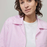 Camicia Bowling a Righe Donna Cotone Inghirami Marta - Rifò Lab Moda circolare made in Italy